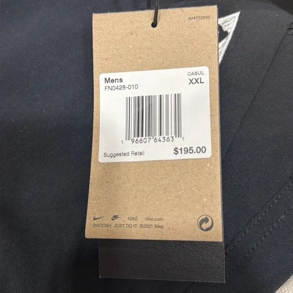 Men's Black Cargo Pants - Picture 2 of 5